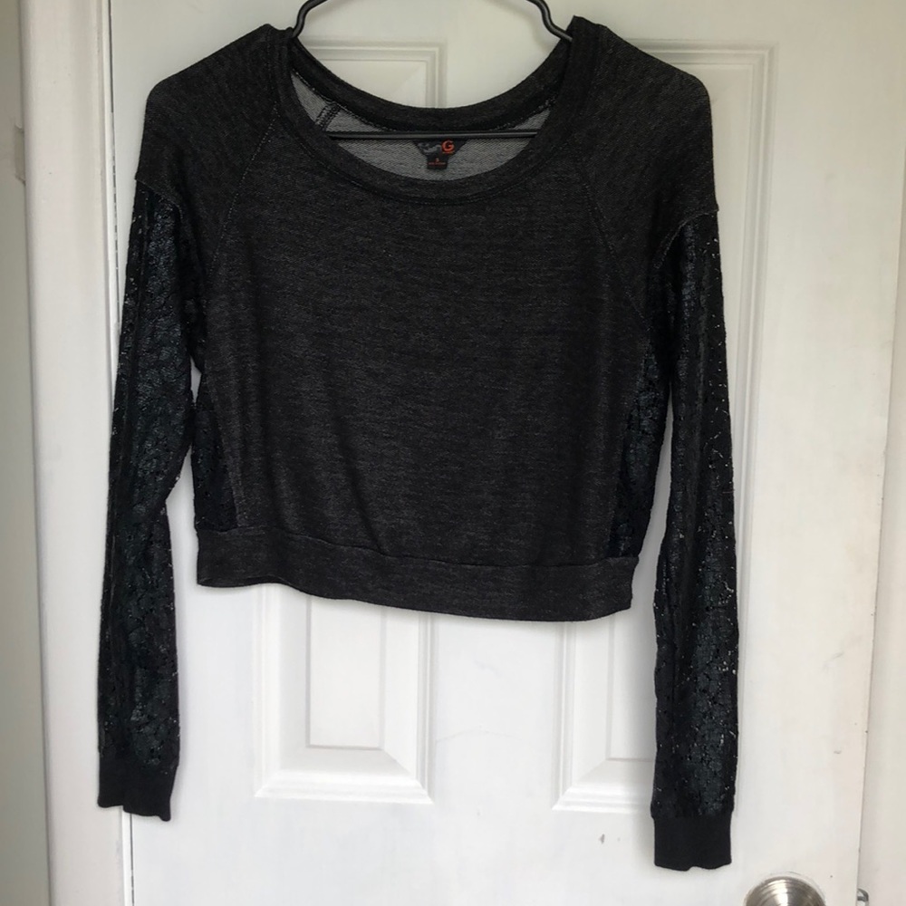 Black crop top